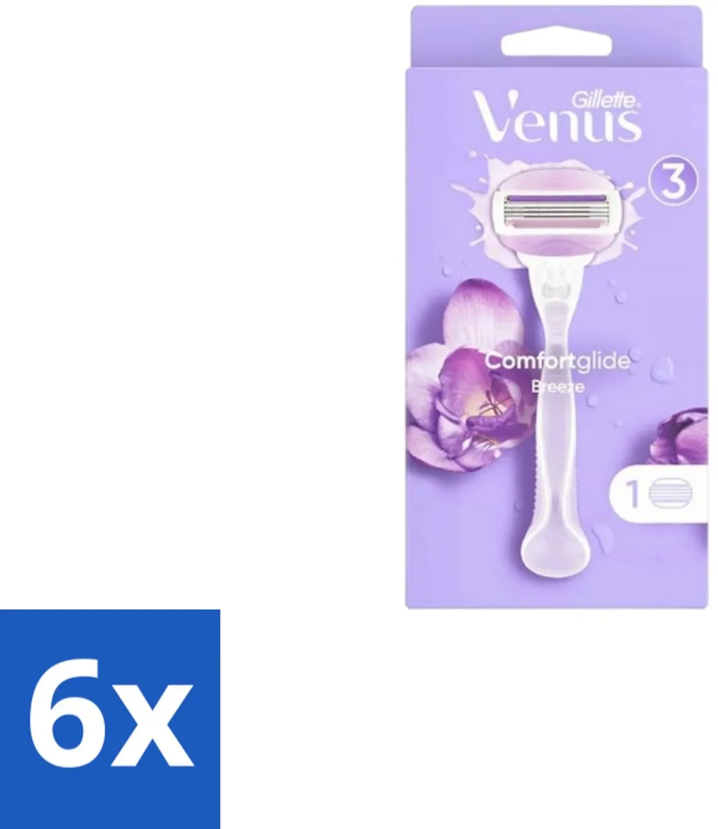 Gillette Venus ComfortGlide Breeze Hydraterende Gelstrips - 6 Stuks