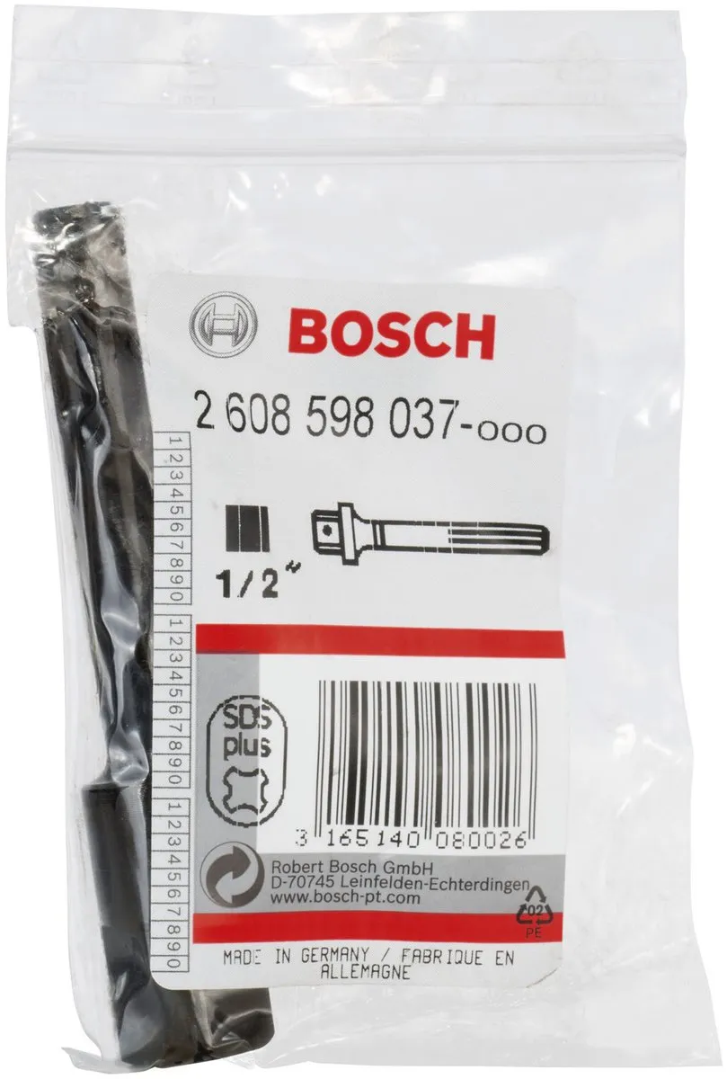 Bosch SDS-plus Adapter 1/2" Vierkant 2608598037
