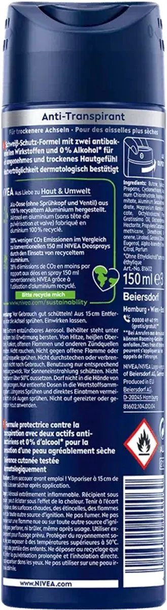 NIVEA Men Deo Spray Dry Impact 150ml