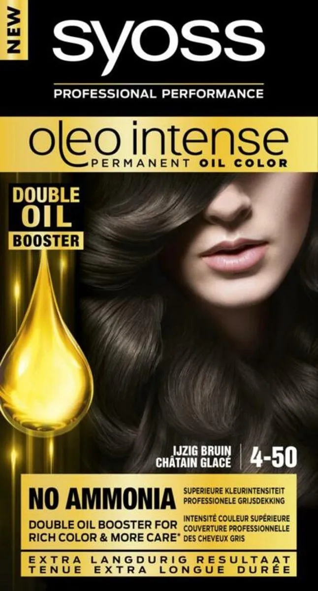 SYOSS Oleo Intense Haarverf 4-50 Ijzig Bruin - 2070ml