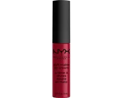 NYX Soft Matte Lip Cream Monte Carlo - 8ml - Rood