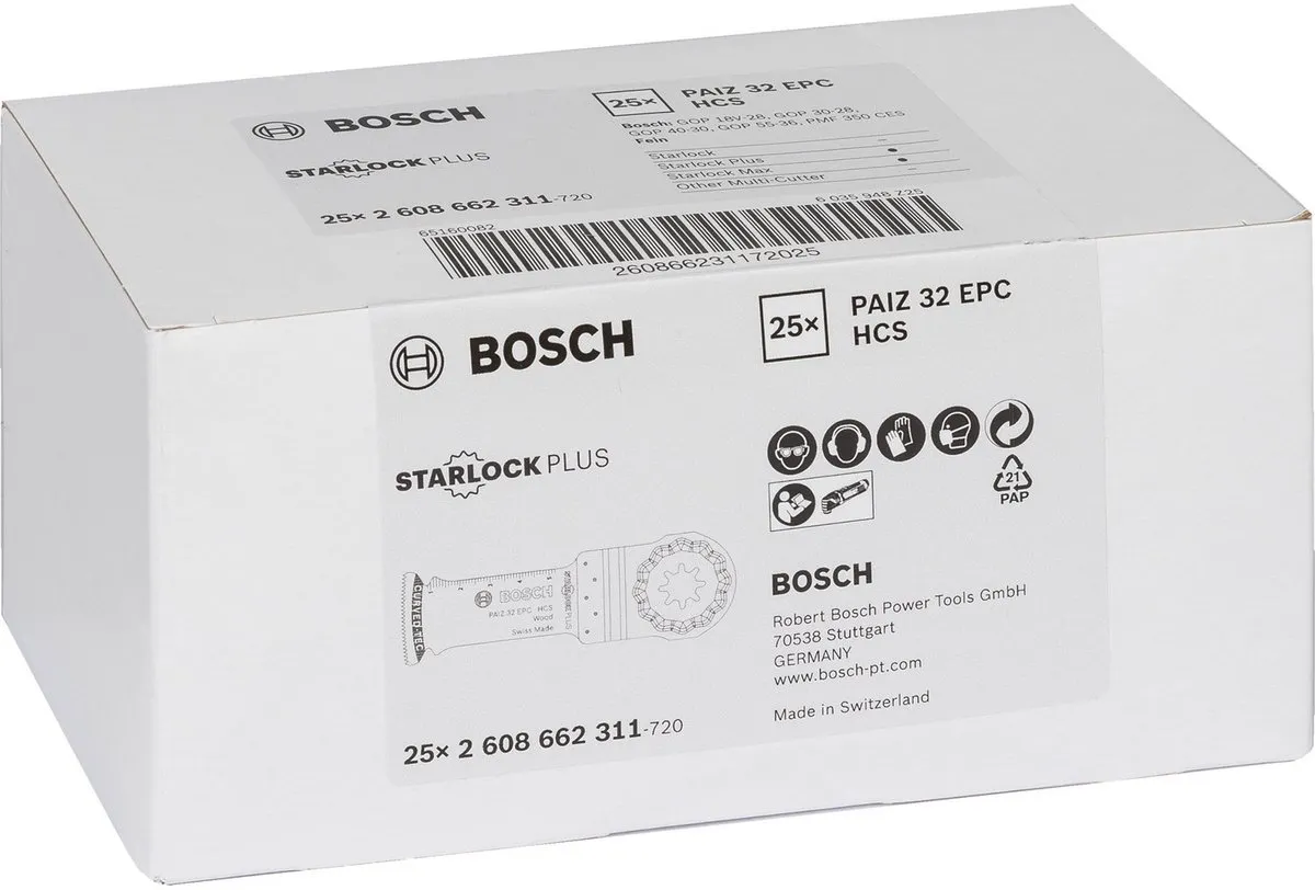 Bosch HCS Speed AIZ 32 BLC Invalzaagblad - Oscillerend - Hout