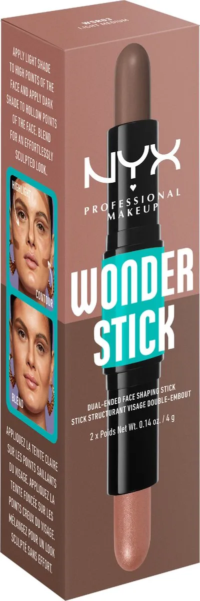 NYX Professional Makeup Wonder Stick Dual Face Lift Light Medium