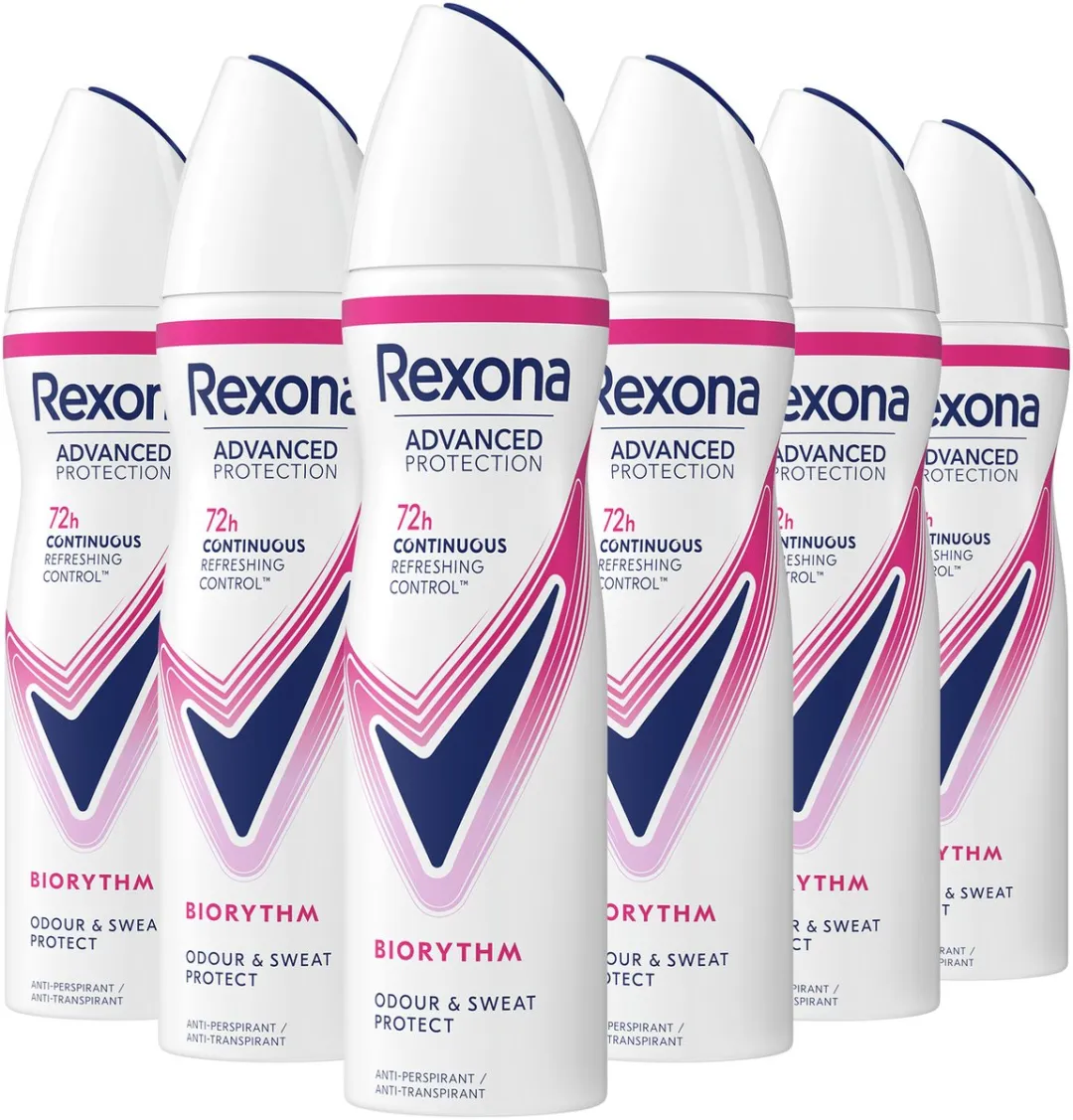 Rexona Women Advanced Protection Anti-Transpirant Spray - 6x150ml