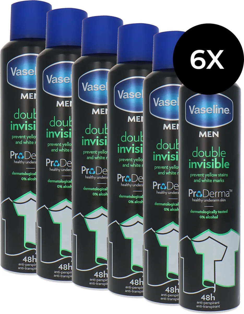 Vaseline Men Double Invisible Pro Deo Spray