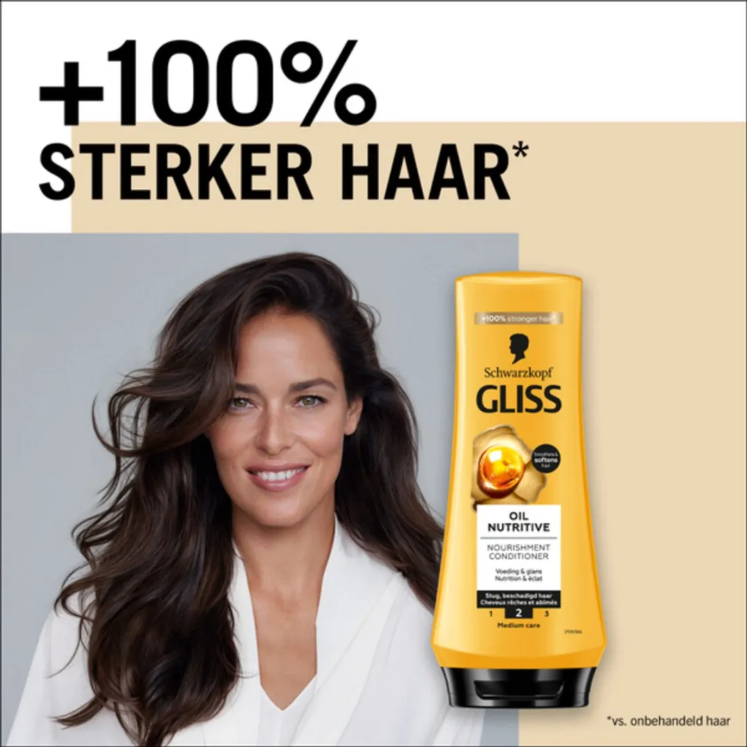 Schwarzkopf Gliss Conditioner Oil Nutritive 200ml - 24 Stuks