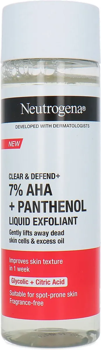 Neutrogena Clear & Defend 7% AHA Liquid Exfoliant 125ml