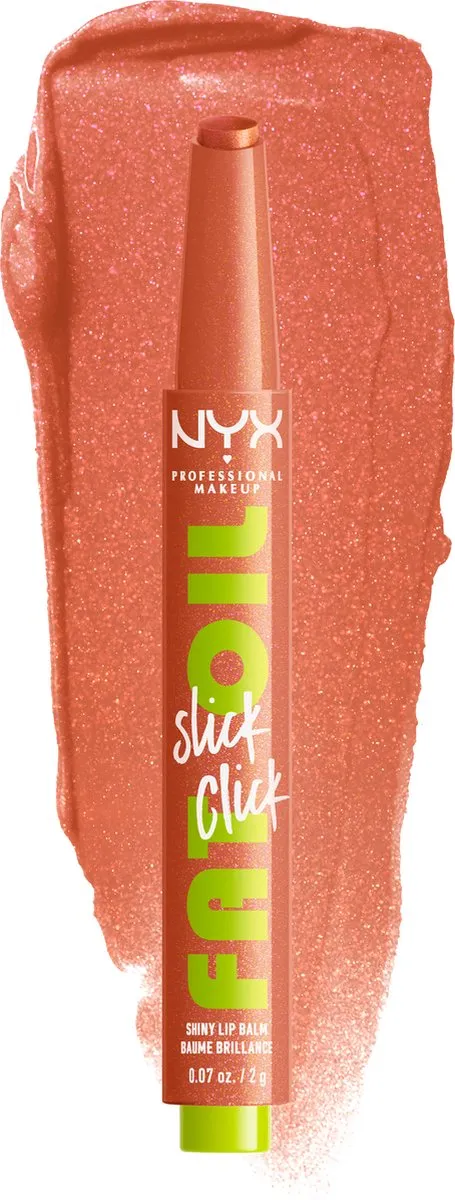 NYX Professional Makeup Fat Oil Slick Click Lippenbalsem - Brons Transparant 2g