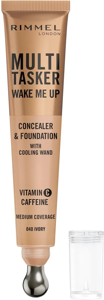 Rimmel London Multi-Tasker Wake Me Up Concealer & Foundation 040 Ivory - 20ml