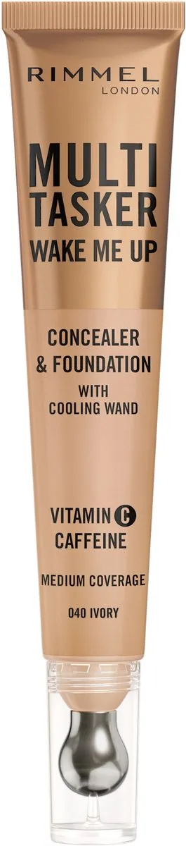 Rimmel London Multi-Tasker Wake Me Up Concealer & Foundation 040 Ivory - 20ml