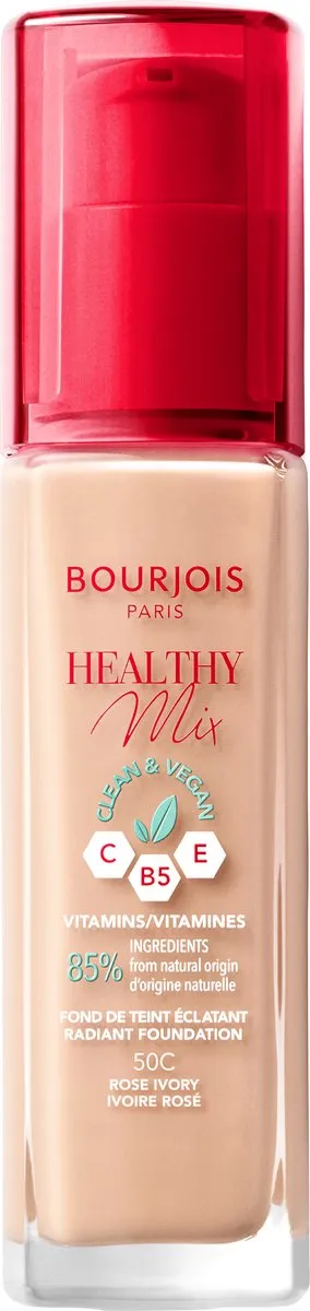 Bourjois Healthy Mix Clean Vegan Foundation 050 Rose Ivory
