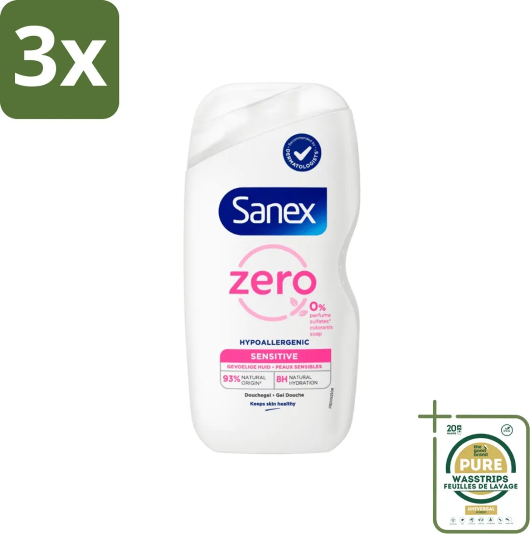 Sanex Zero% Douchegel Gevoelige Huid 1200ml