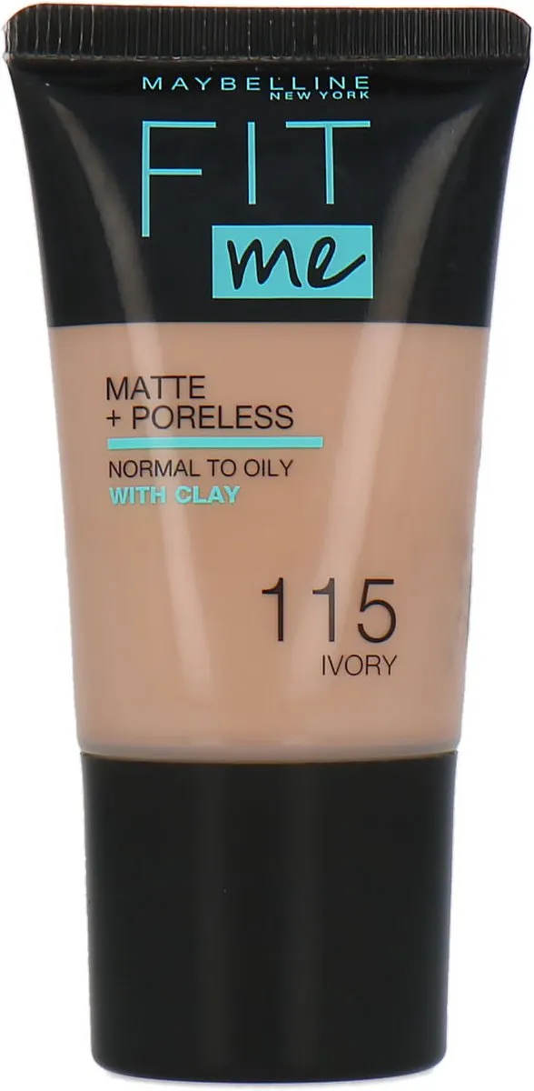 Maybelline Fit Me Matte + Poreless Foundation 115 Ivory