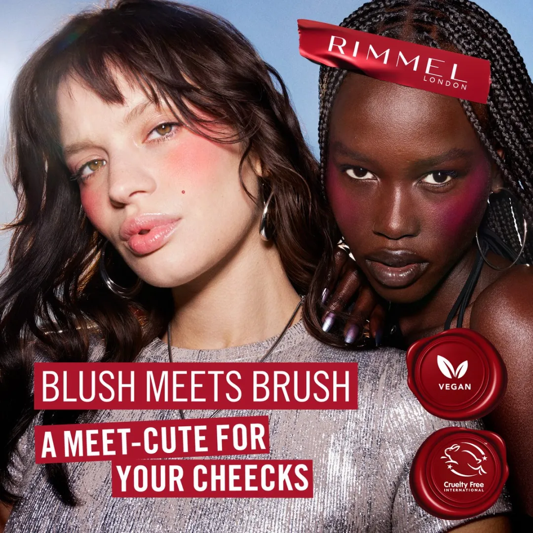 Rimmel London Multi-Tasker Blush'N'Brush Stick 150 Cherry On Point - 8g - 3 Stuks