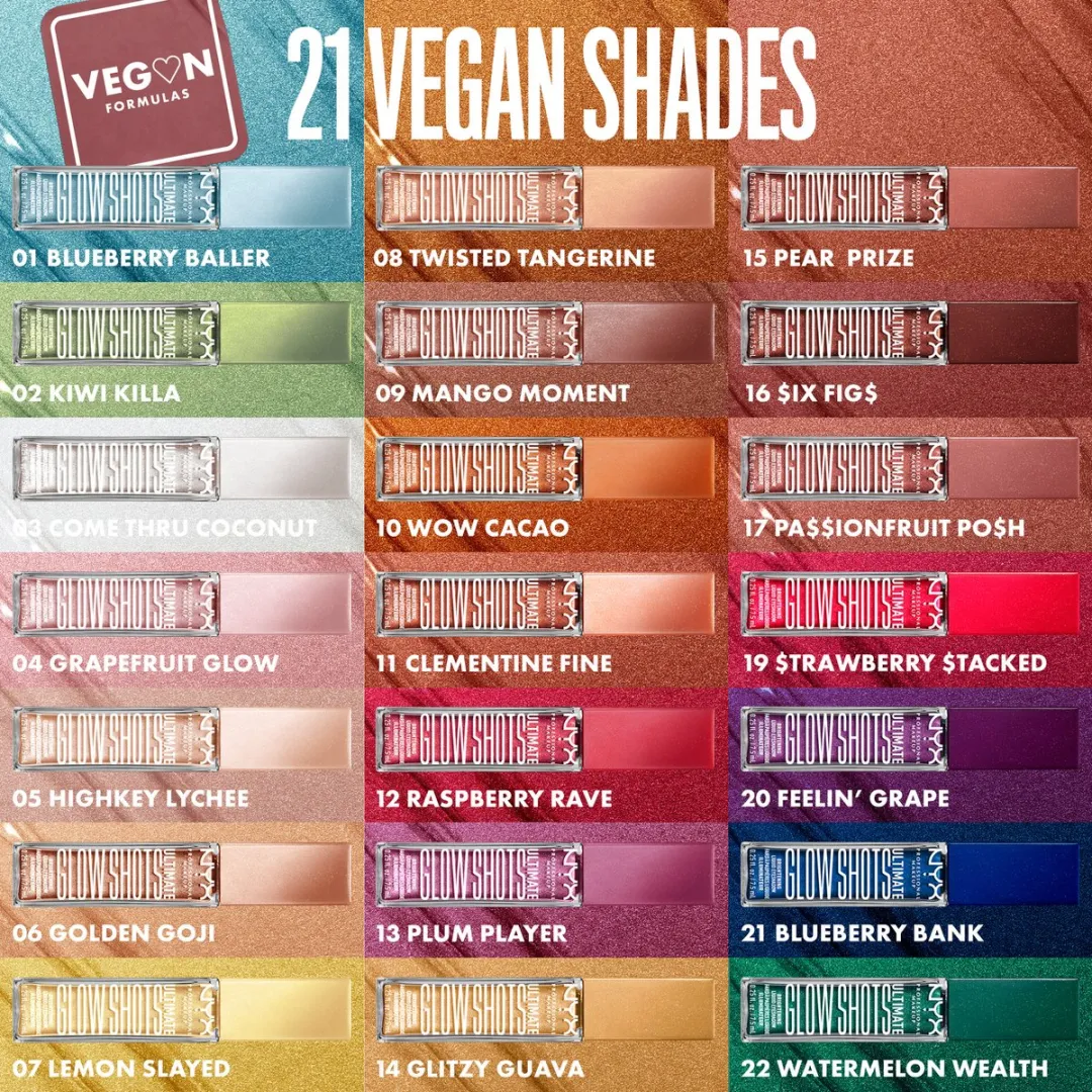 NYX Ultimate Glow Shots Vloeibare Oogschaduw Six Figs 27ml