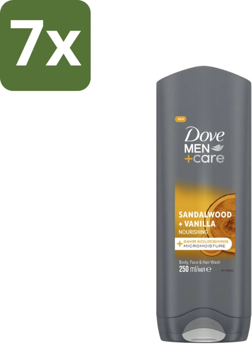 Dove Men+Care Douchegel Sandalwood & Vanilla 250ml
