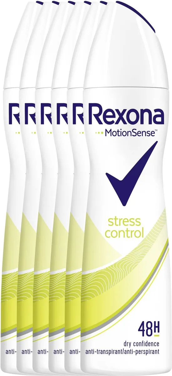 Rexona Women Stress Control Deodorant Spray 6x150ml