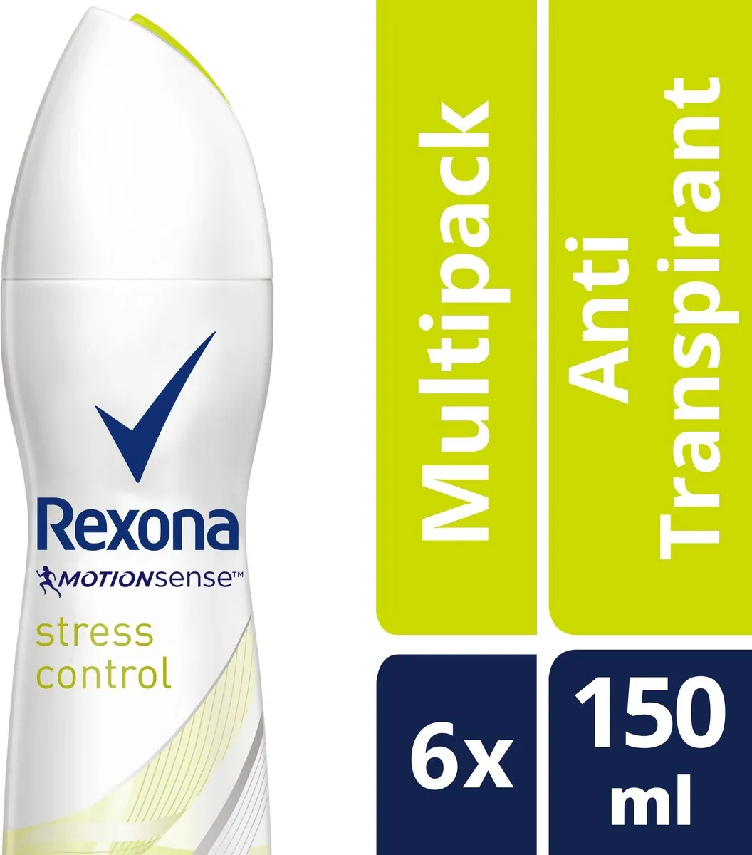 Rexona Women Stress Control Deodorant Spray 6x150ml