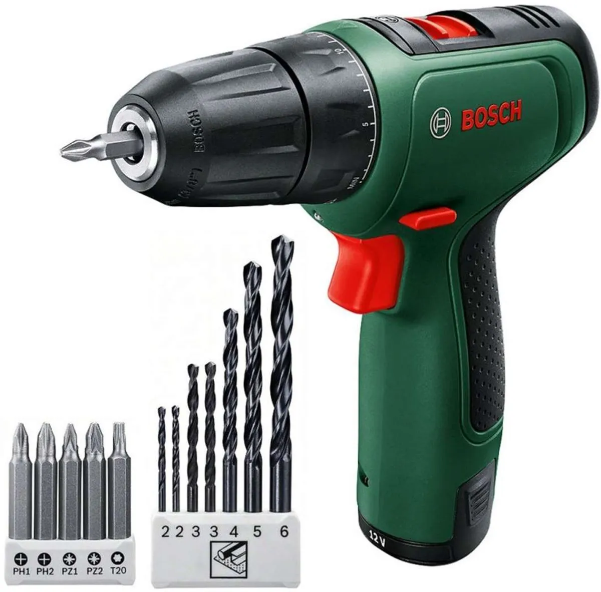 Bosch EasyDrill 1200 Accuschroefboormachine 06039D3007 - 2x 12V 1500mAh