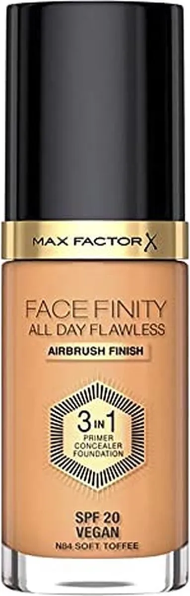 Max Factor Facefinity 3-in-1 Foundation N84 Soft Toffee 30ml