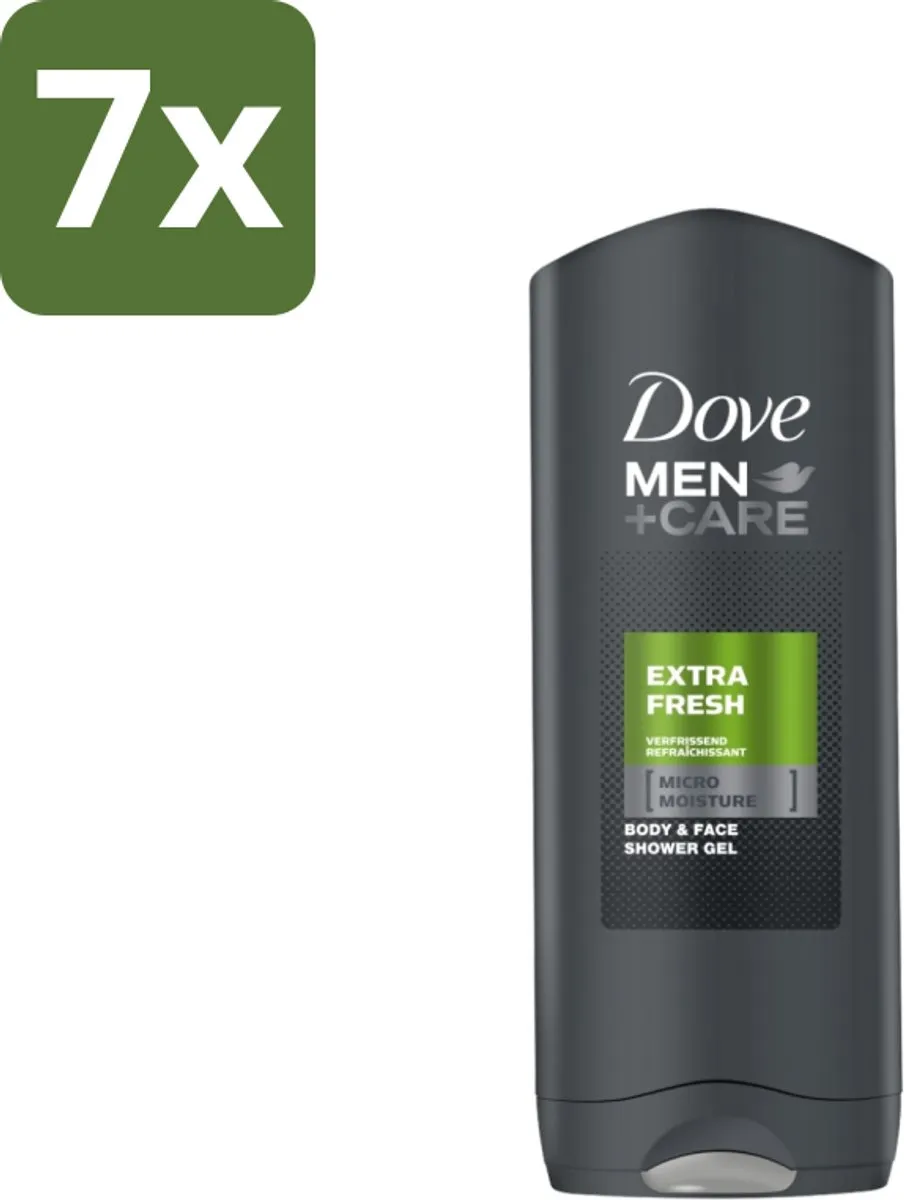 Dove Men+Care Extra Fresh Douchegel 250ml - 7 Stuks