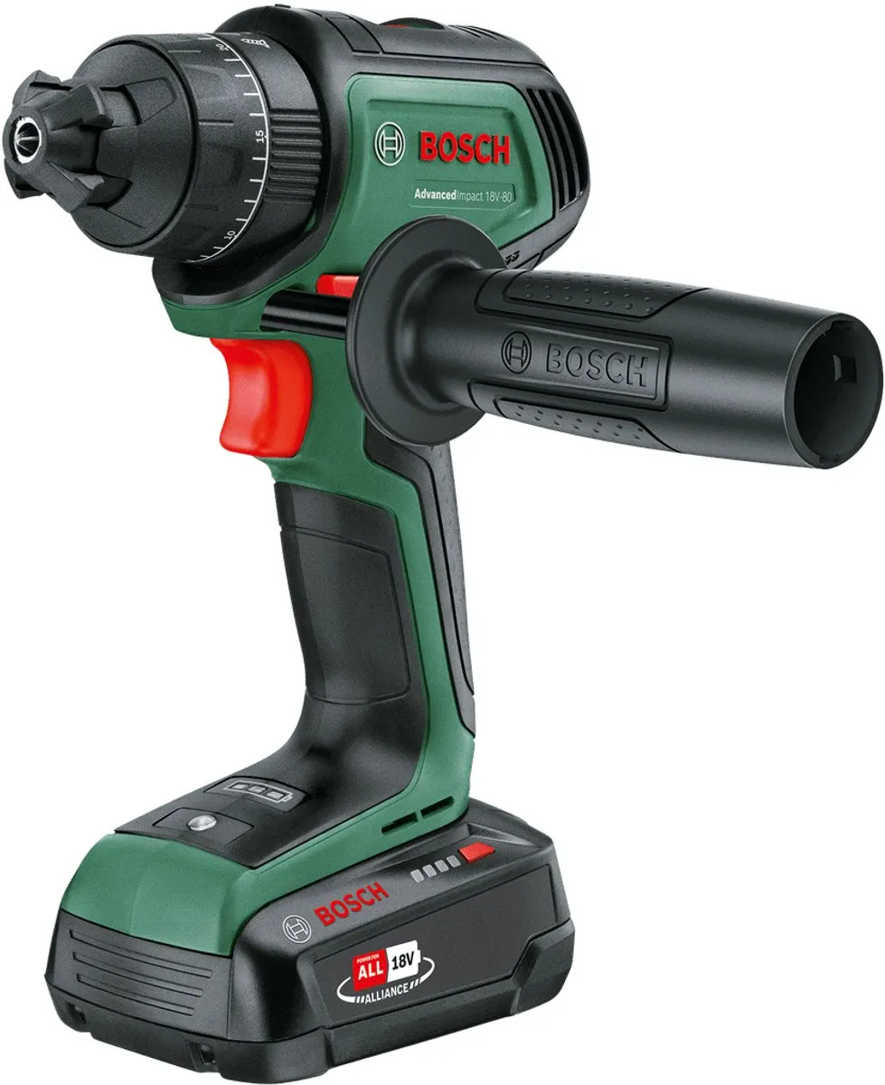 Bosch AdvancedImpact 18V-80 QuickSnap Boormachine - 2500mAh