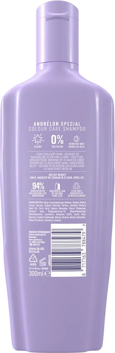 Andrélon Shampoo Colour Sulfaatvrij 300ml