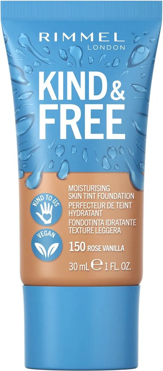 Rimmel London KIND & FREE Vegan Foundation - 150 Rose Vanilla