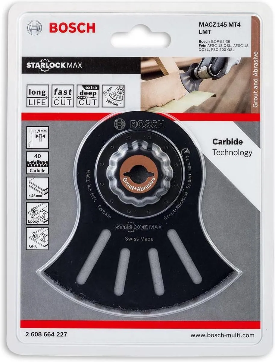 Bosch MACZ MT4 Segmentzaagblad 145mm