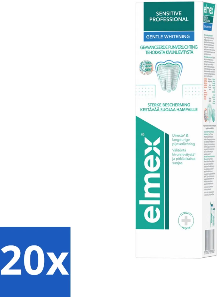 Elmex Sensitive Professional Gentle Whitening Tandpasta 75ml