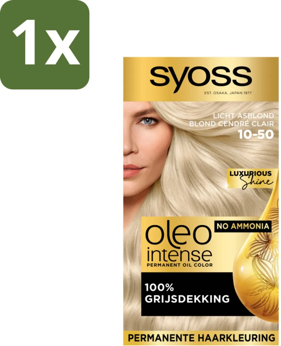 SYOSS Oleo Intense Haarverf Licht Asblond 115ml