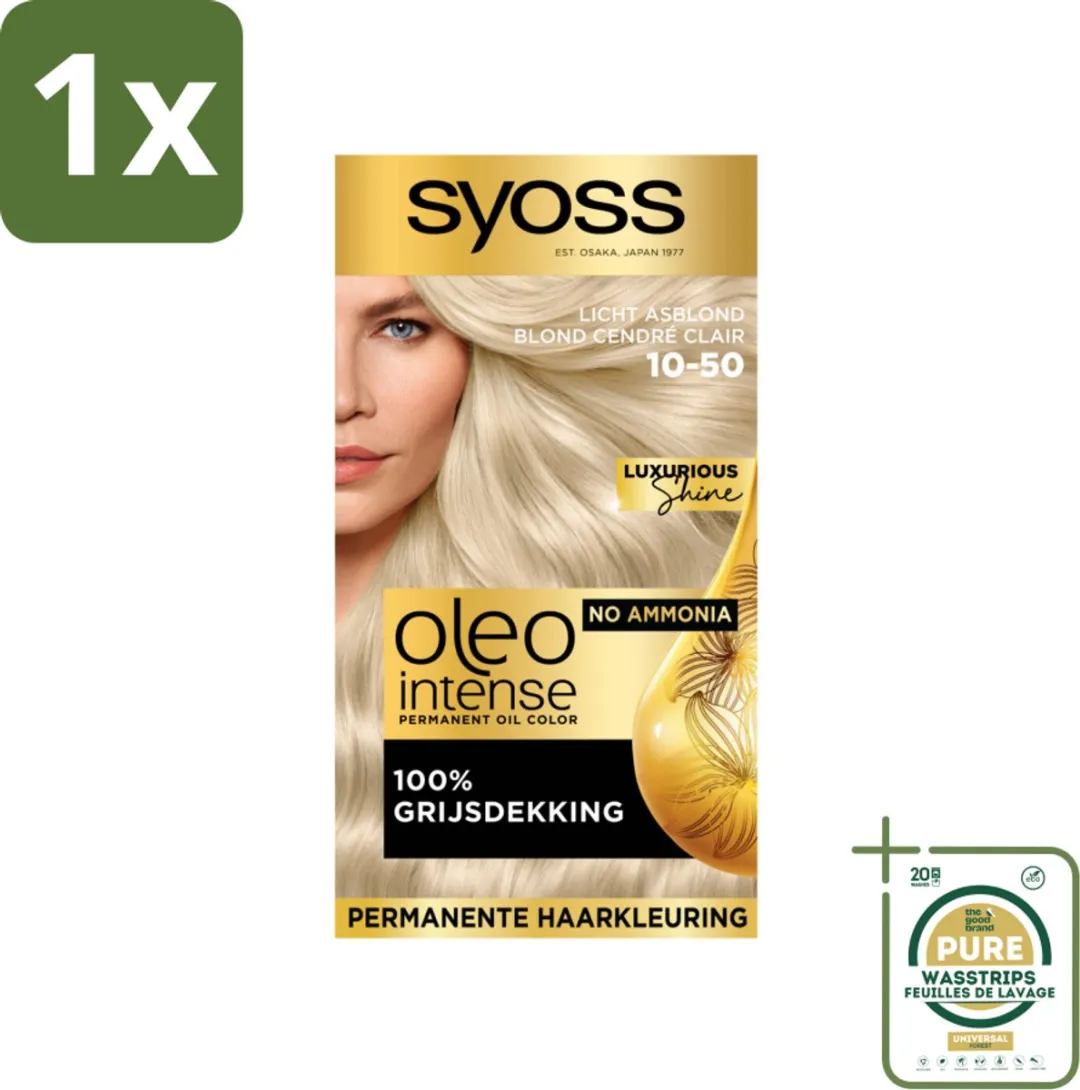 SYOSS Oleo Intense Haarverf Licht Asblond 115ml