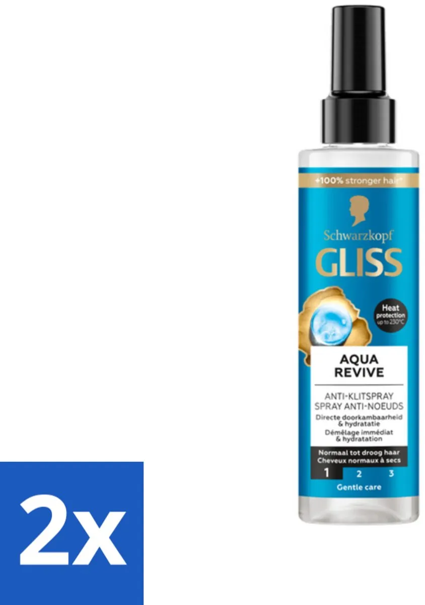 Schwarzkopf Gliss Kur Anti-Klit Spray Aqua Revive 400ml