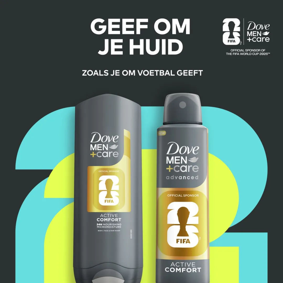 Dove Men+Care 3-in-1 Douchegel Active Comfort FIFA Edition - 6x250ml