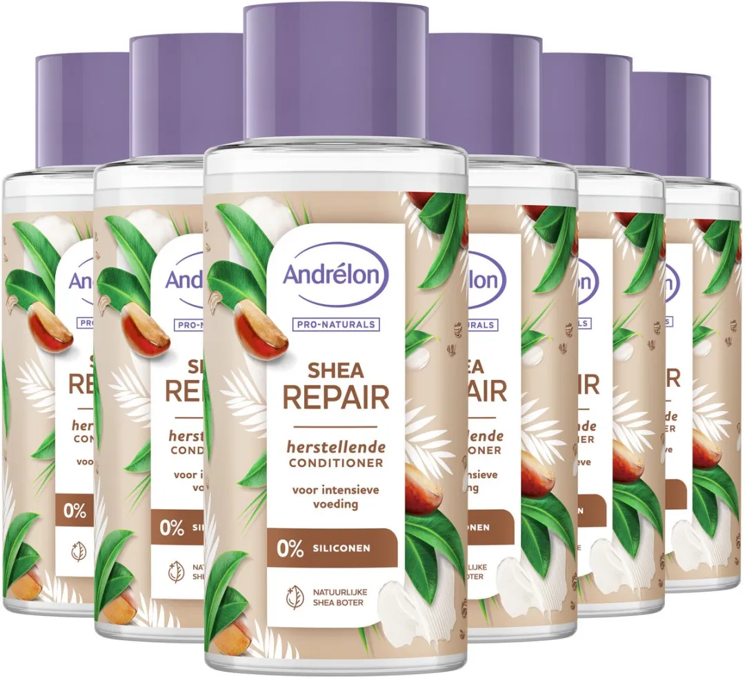 Andrélon Pro-Naturals Shea Repair Conditioner 6x400ml