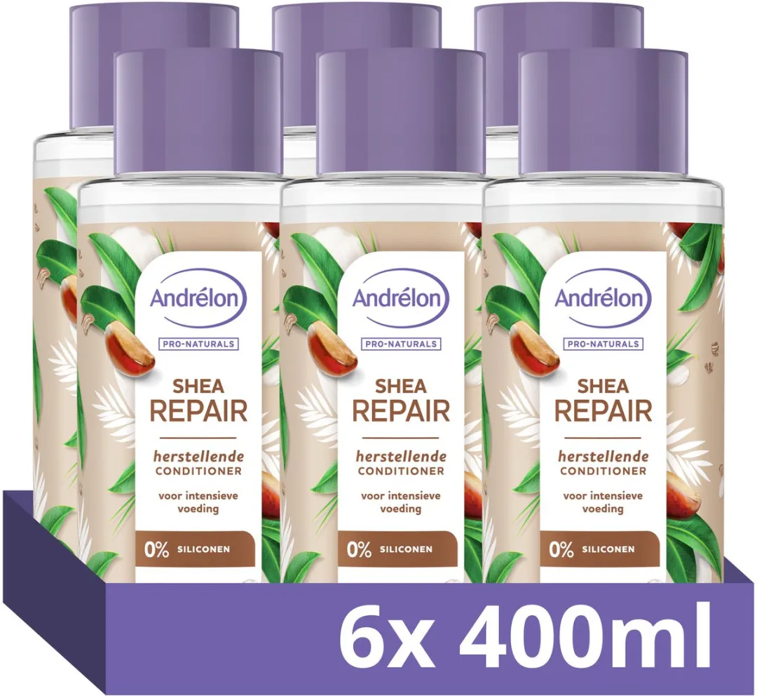 Andrélon Pro-Naturals Shea Repair Conditioner 6x400ml