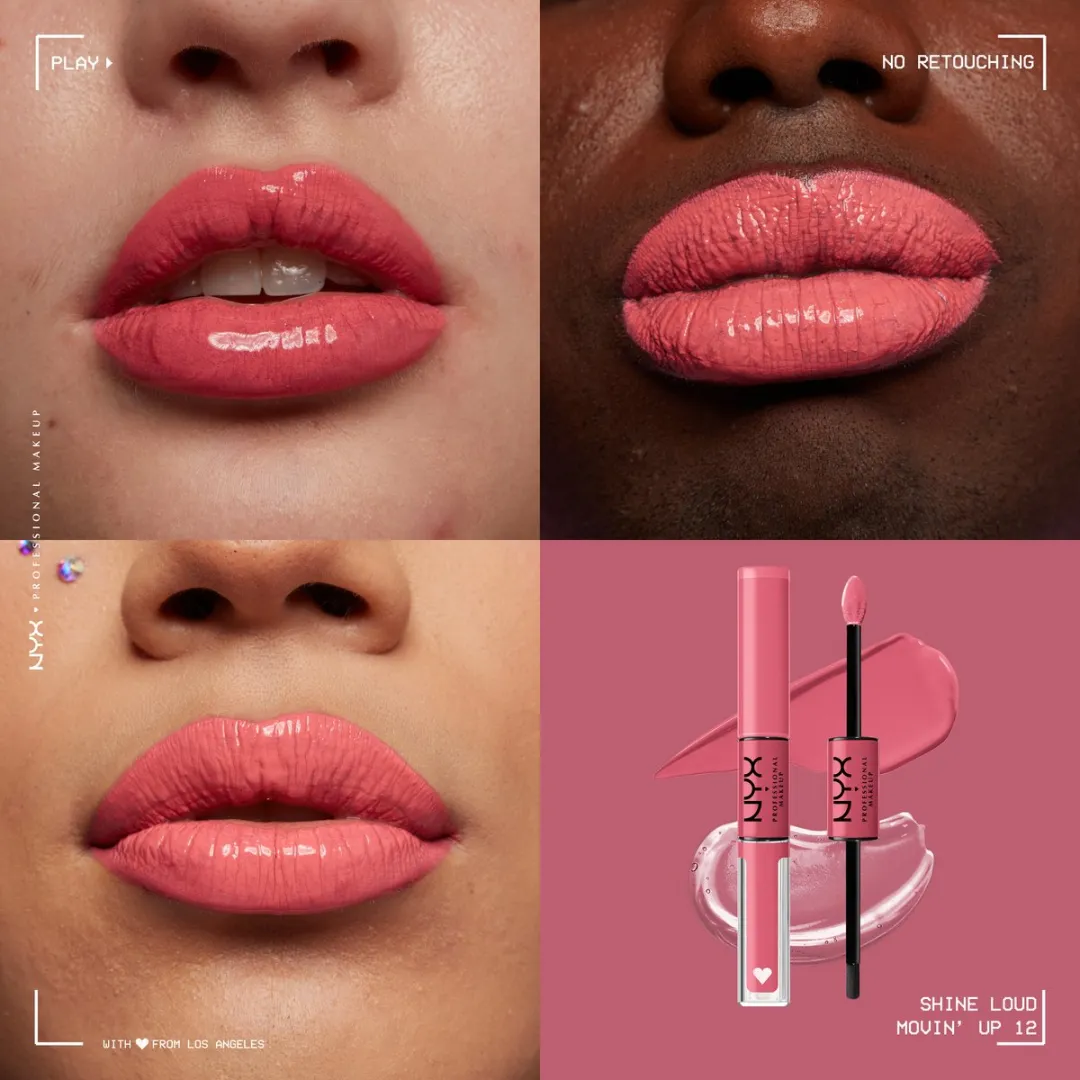 NYX Shine Loud Lip Color Movin' Up - 3.4ml - Roos