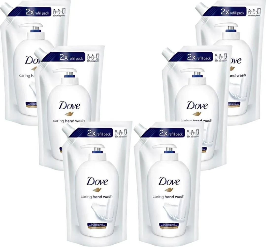 Dove Zeep Vloeibare Pomp 500ml - 6 Stuks