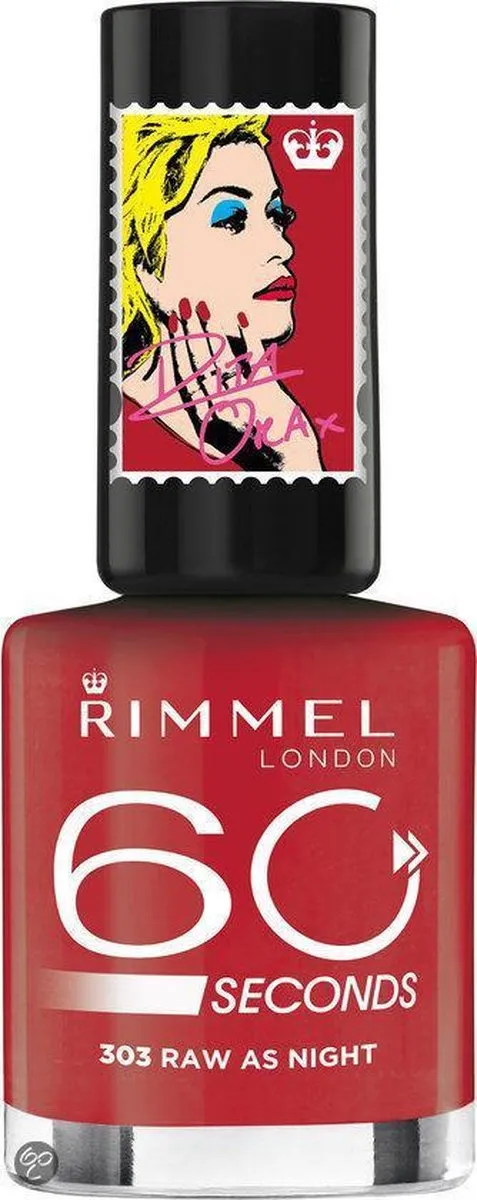 Rimmel London 60 Seconds Raw as Night Nagellak