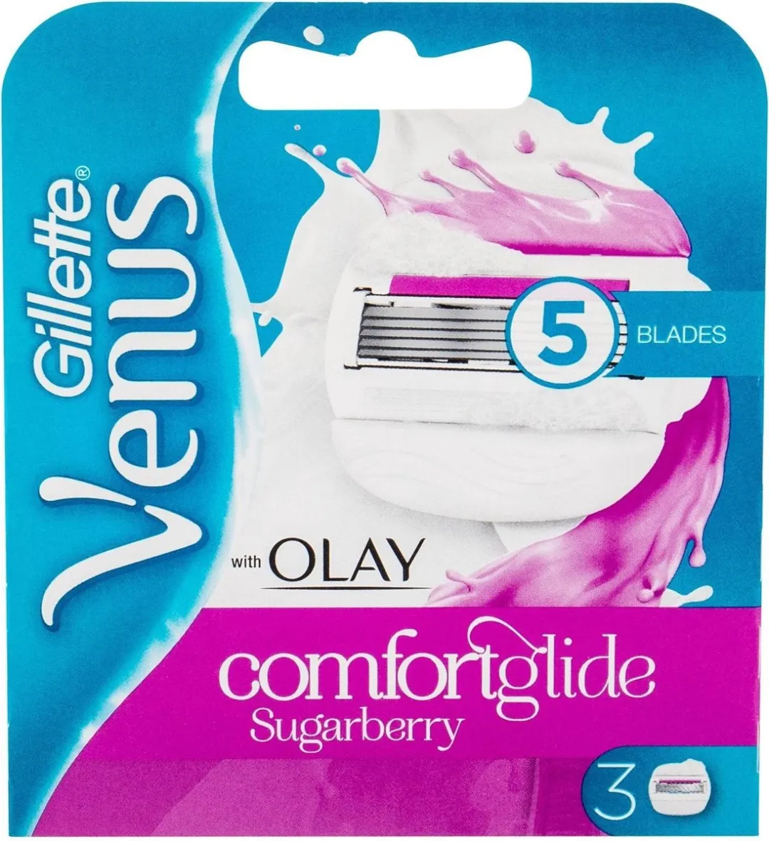Gillette Venus Sugarberry Scheermesjes 3 Stuks