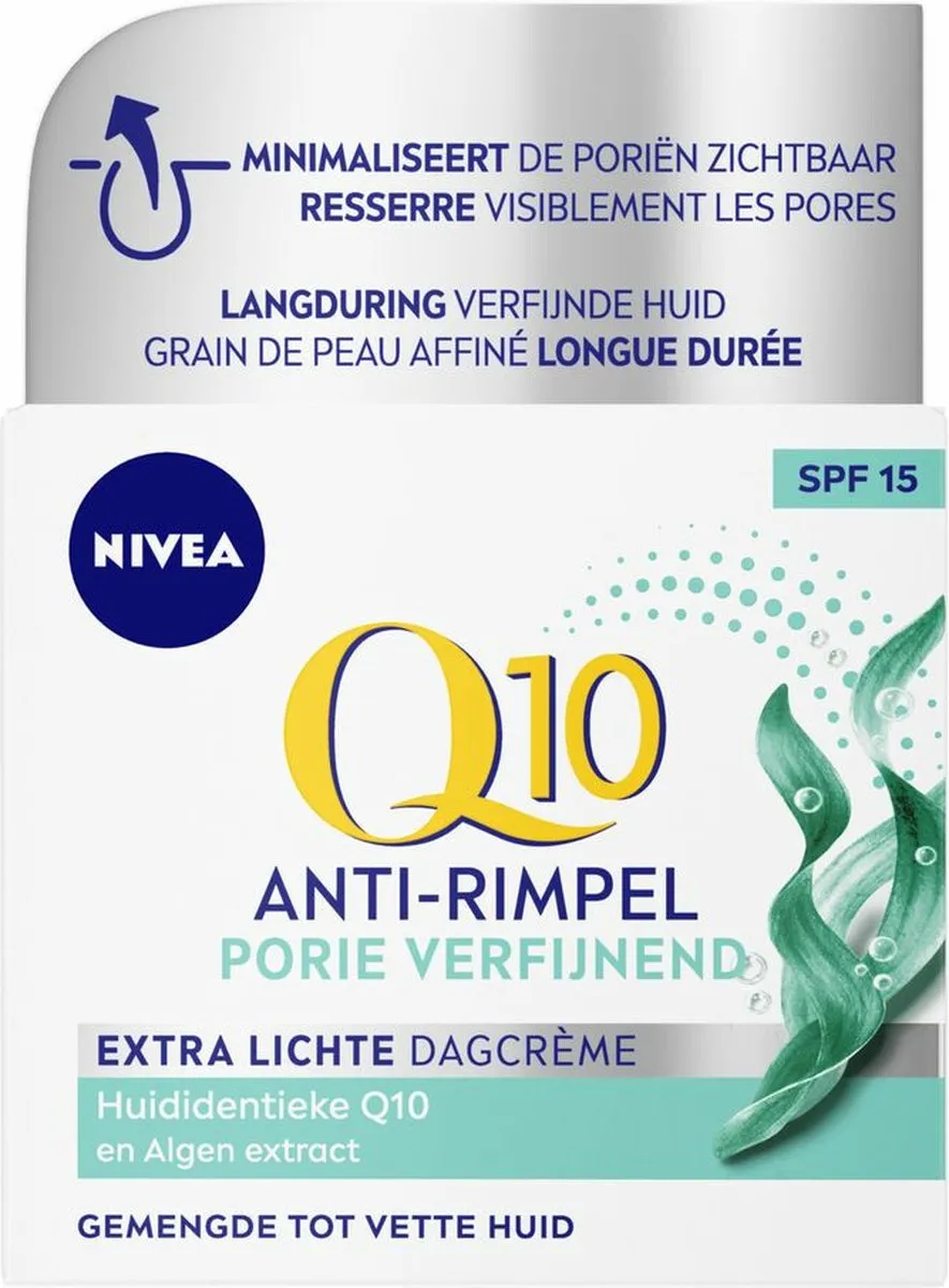 NIVEA Q10 Dagcrème Anti-Rimpel SPF 15 - 150ml (3x50ml)