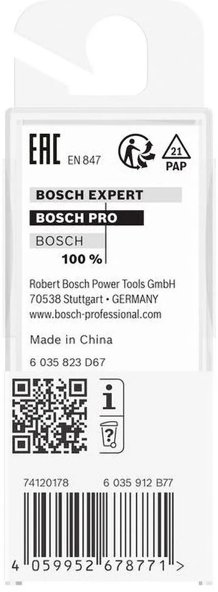 Bosch PRO Sleuvenfrees Ø16xL30mm - 8mm Schacht