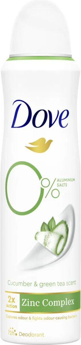 Dove Deodorant Spray Komkommer & Groene Thee 150ml