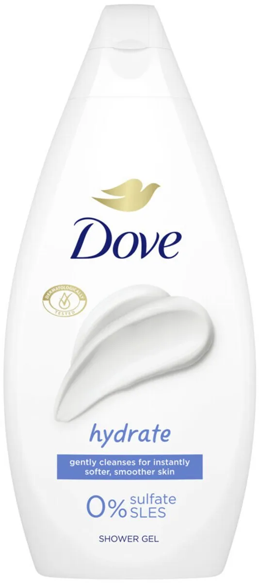 Dove Douchecrème Hydrate 450ml - 2 Stuks