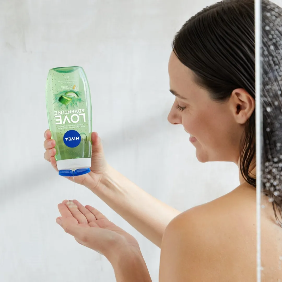 NIVEA Love Adventure Douchegel - 4x250ml