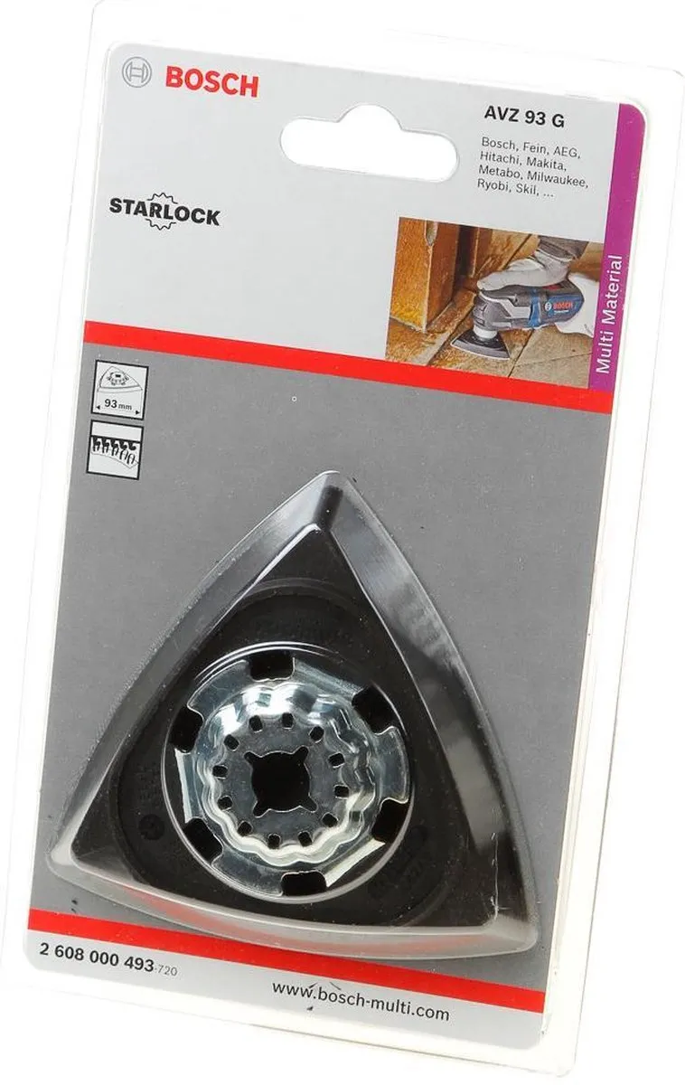 Bosch Professional Schuurschijf Delta GOP 3000 93mm - Oscillerend