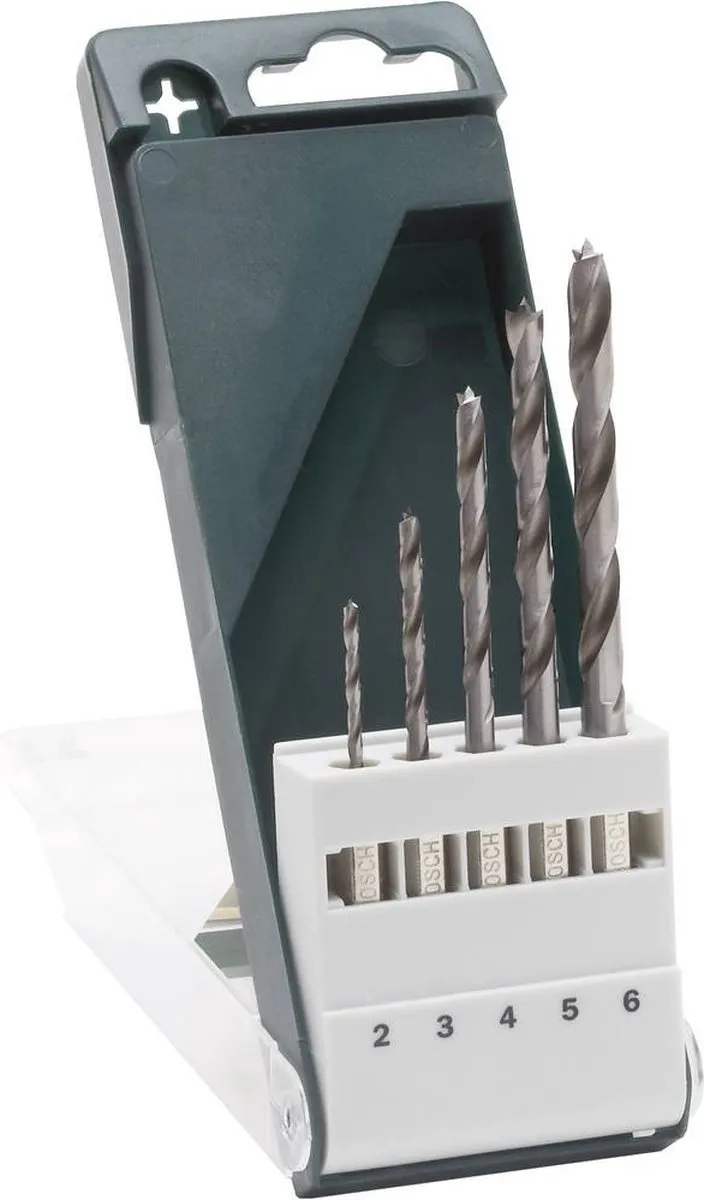 Bosch Houtboorset Zeskantschacht 5-delig
