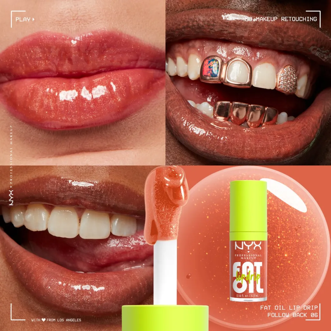 NYX Professional Makeup Fat Oil Lip Drip My Follow Back - 4.8ml