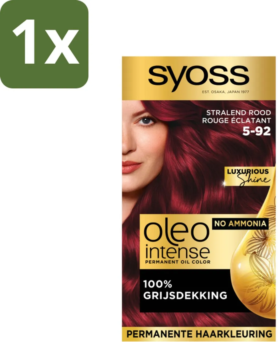 SYOSS Oleo Intense Haarverf 5-92 Stralend Rood 115ml