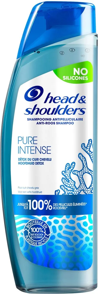 Head & Shoulders Pure Intense Hoofdhuid Detox Shampoo - 6x250ml